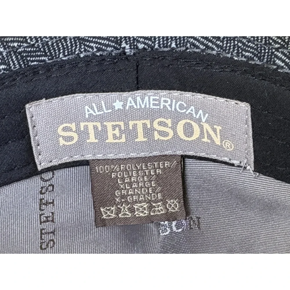 Vintage Stetson Men's Large/X-Large All American Gray Canvas Fedora